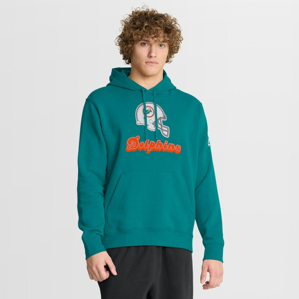 Miami Dolphins Best Season Rewind Club Pullover Hoodie Aqua | Nike for Sale