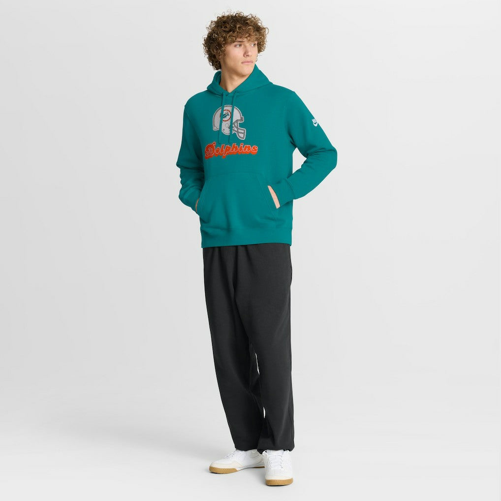 Miami Dolphins Best Season Rewind Club Pullover Hoodie Aqua | Nike for Sale