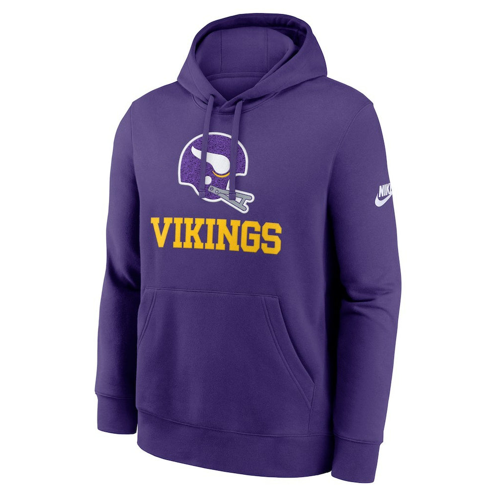 Minnesota Vikings Best Season Rewind Club Pullover Hoodie Purple | Nike for Sale
