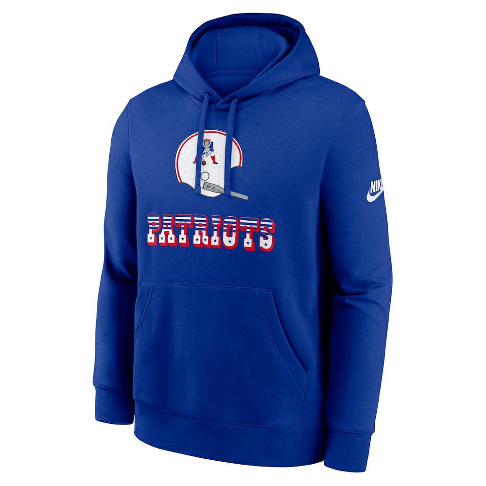 New England Patriots Best Season Rewind Club Pullover Hoodie Royal | Nike for Sale