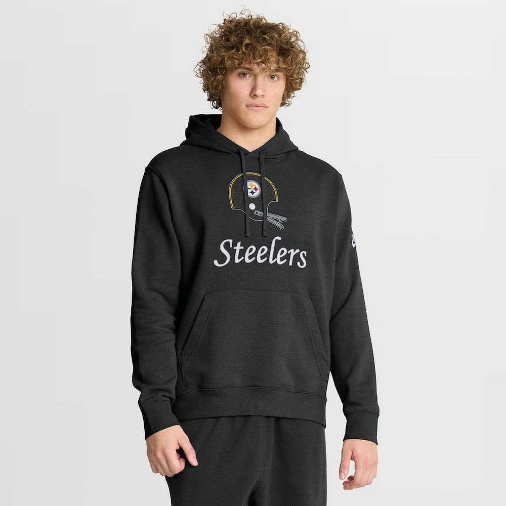 Pittsburgh Steelers Best Season Rewind Club Pullover Hoodie Black | Nike for Sale