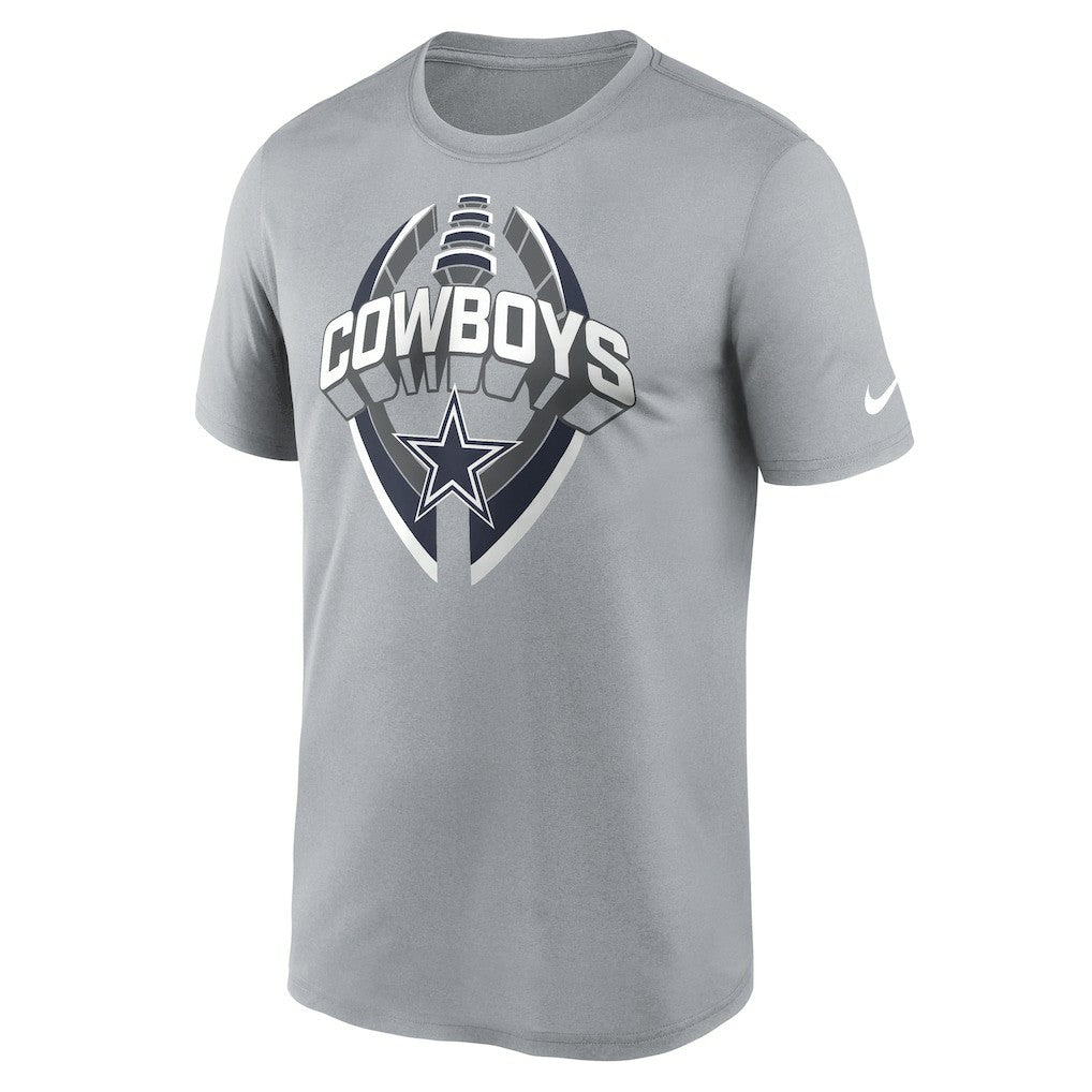 Dallas Cowboys Legend Icon Performance T-Shirt Gray | Nike for Sale