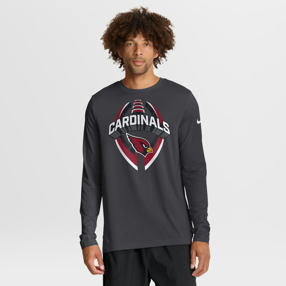 Arizona Cardinals Primetime Legend Icon Performance Long Sleeve T-Shirt Anthracite | Nike for Sale
