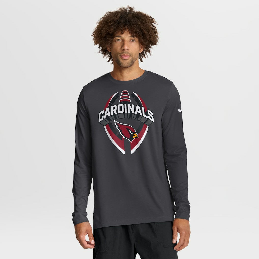 Arizona Cardinals Primetime Legend Icon Performance Long Sleeve T-Shirt Anthracite | Nike for Sale