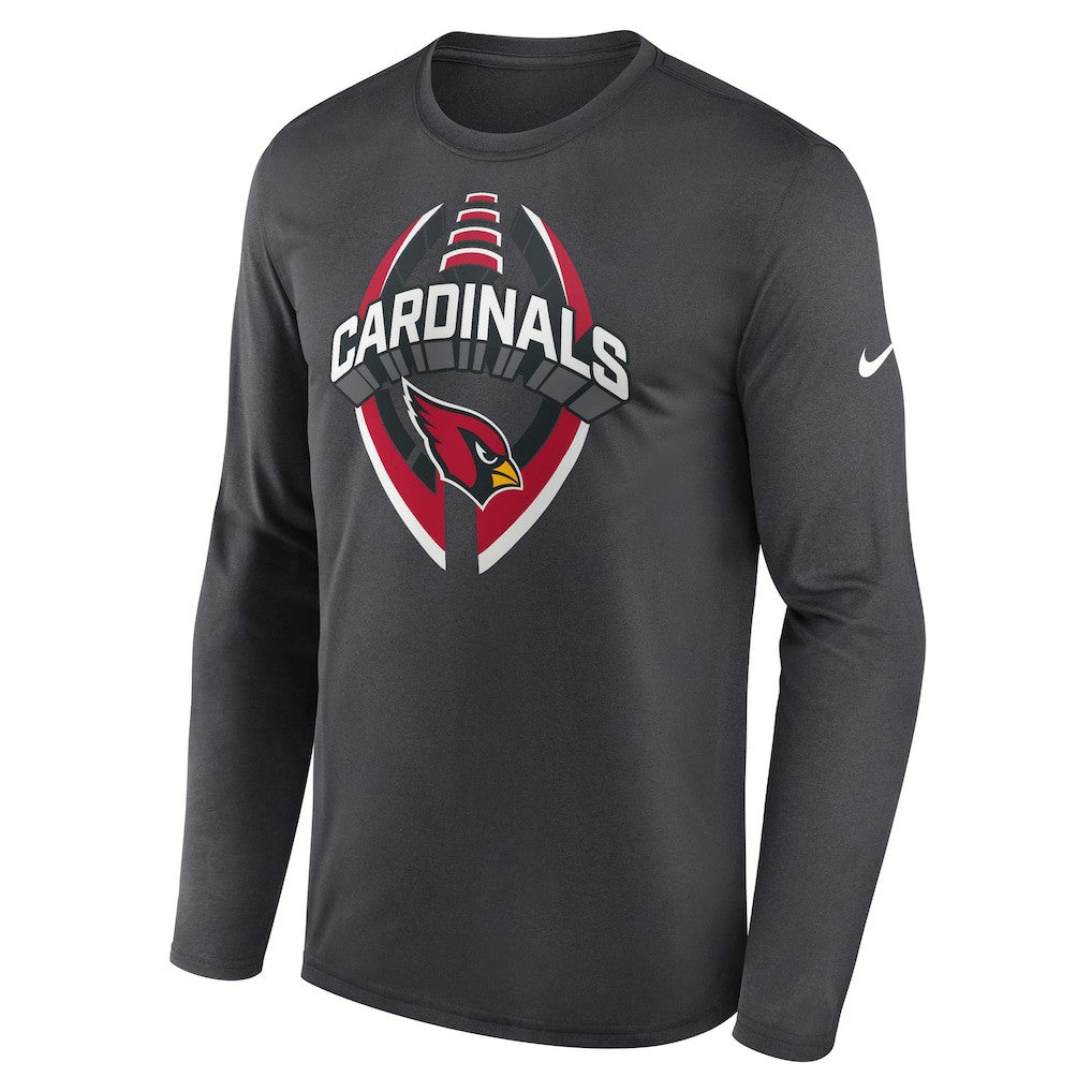 Arizona Cardinals Primetime Legend Icon Performance Long Sleeve T-Shirt Anthracite | Nike for Sale