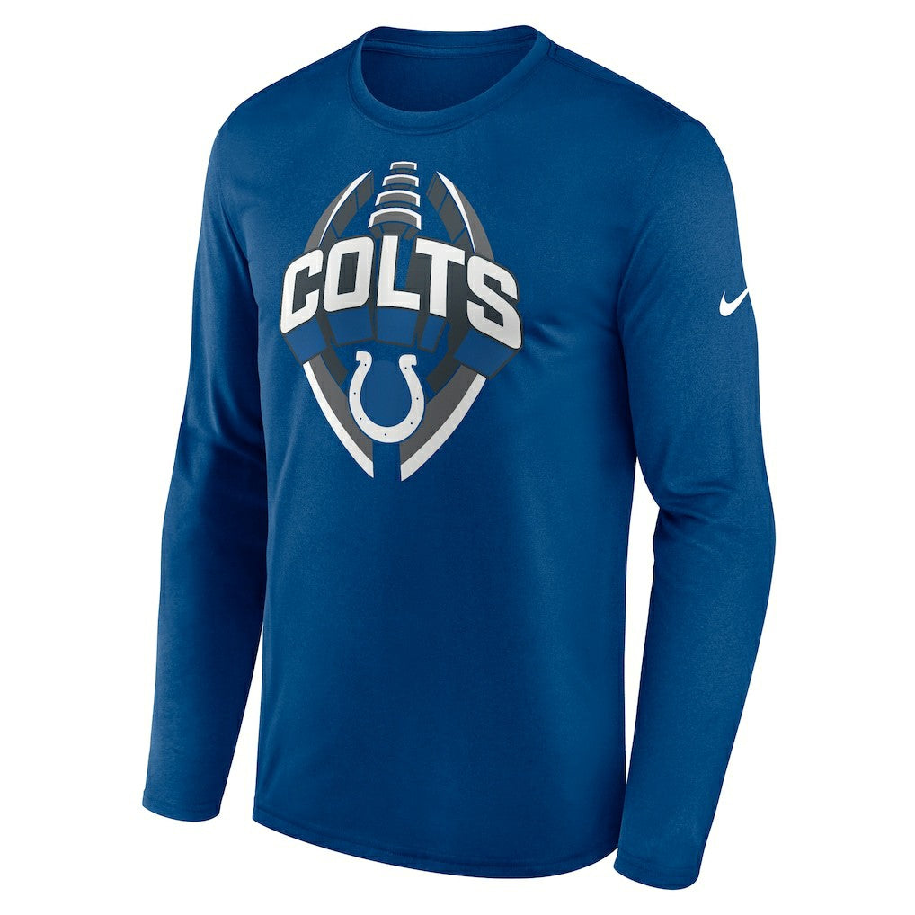 Indianapolis Colts Primetime Legend Icon Performance Long Sleeve T-Shirt Royal | Nike for Sale