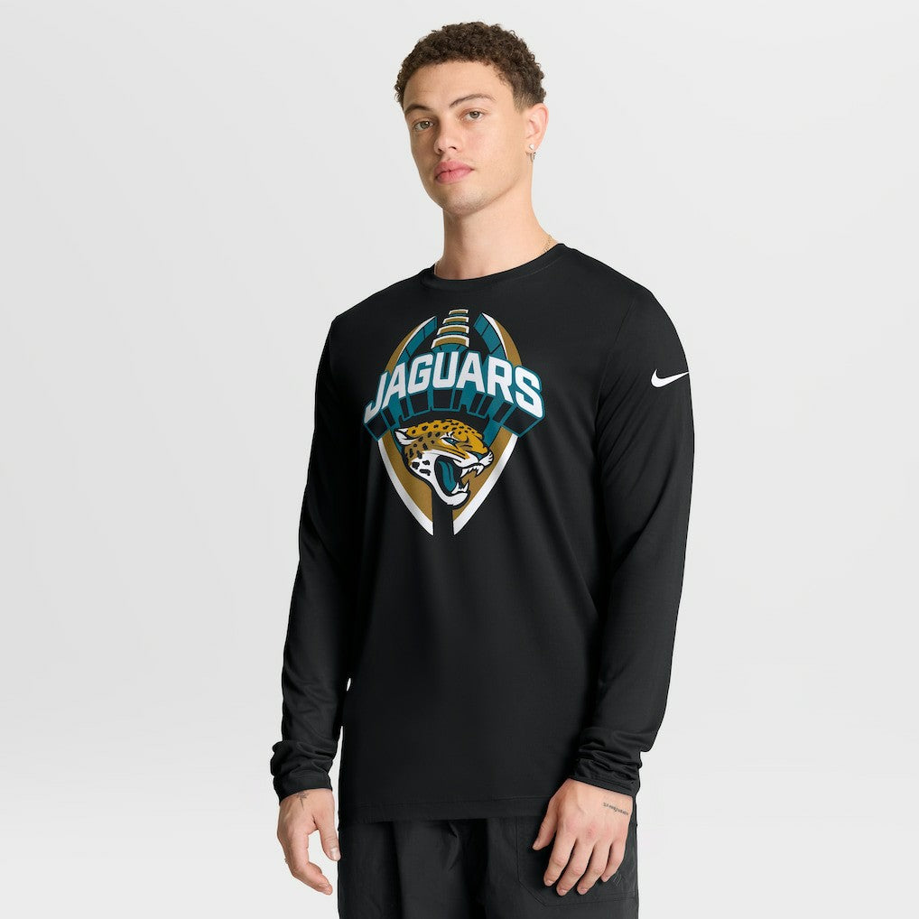 Jacksonville Jaguars Primetime Legend Icon Performance Long Sleeve T-Shirt Black | Nike for Sale