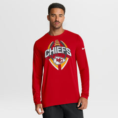 Kansas City Chiefs Primetime Legend Icon Performance Long Sleeve T-Shirt Red | Nike for Sale