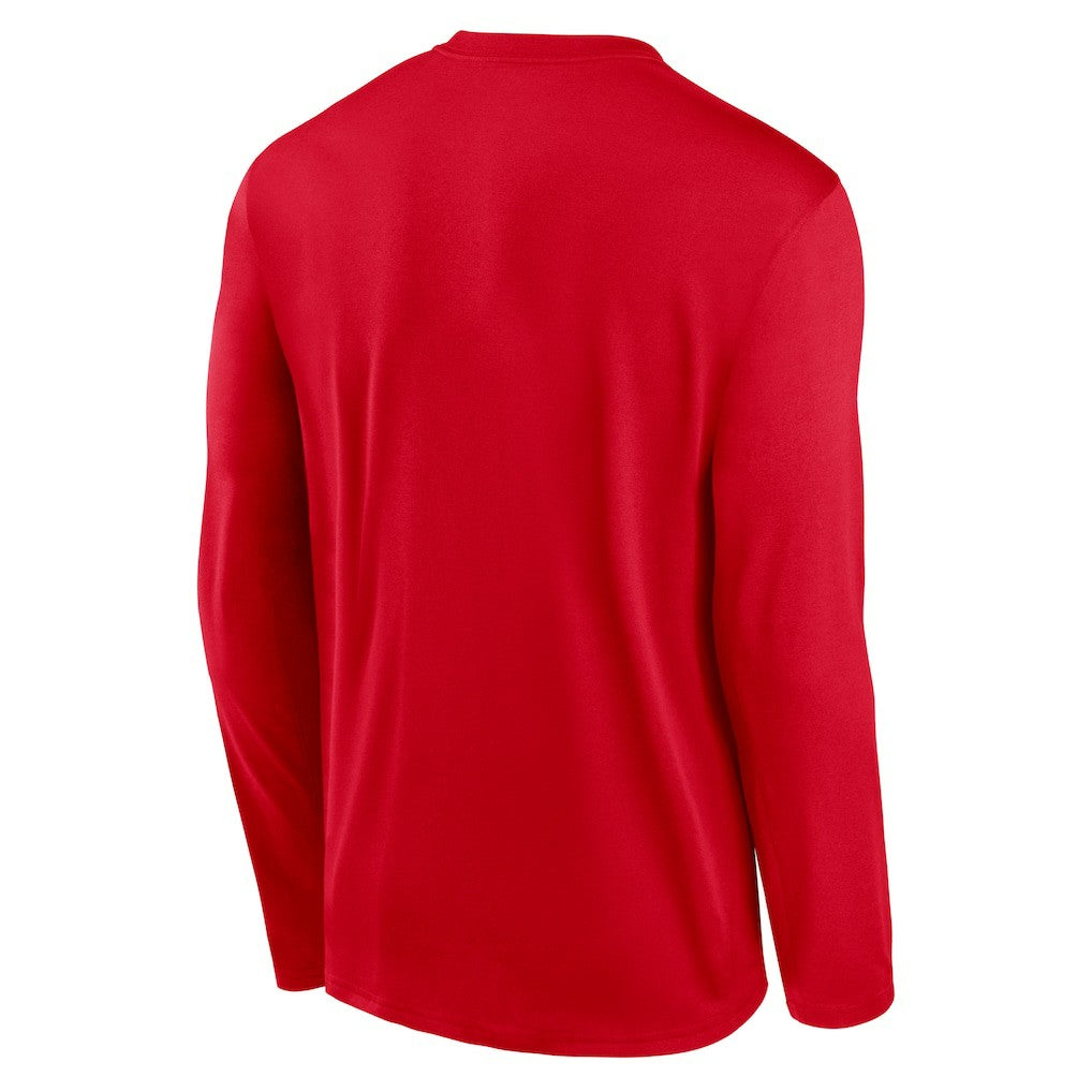 Kansas City Chiefs Primetime Legend Icon Performance Long Sleeve T-Shirt Red | Nike for Sale