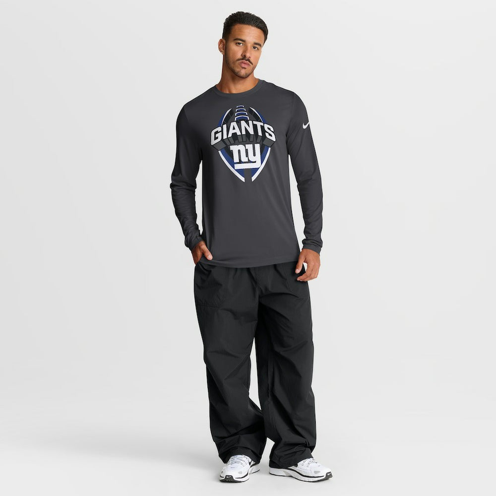 New York Giants Primetime Legend Icon Performance Long Sleeve T-Shirt Anthracite | Nike for Sale