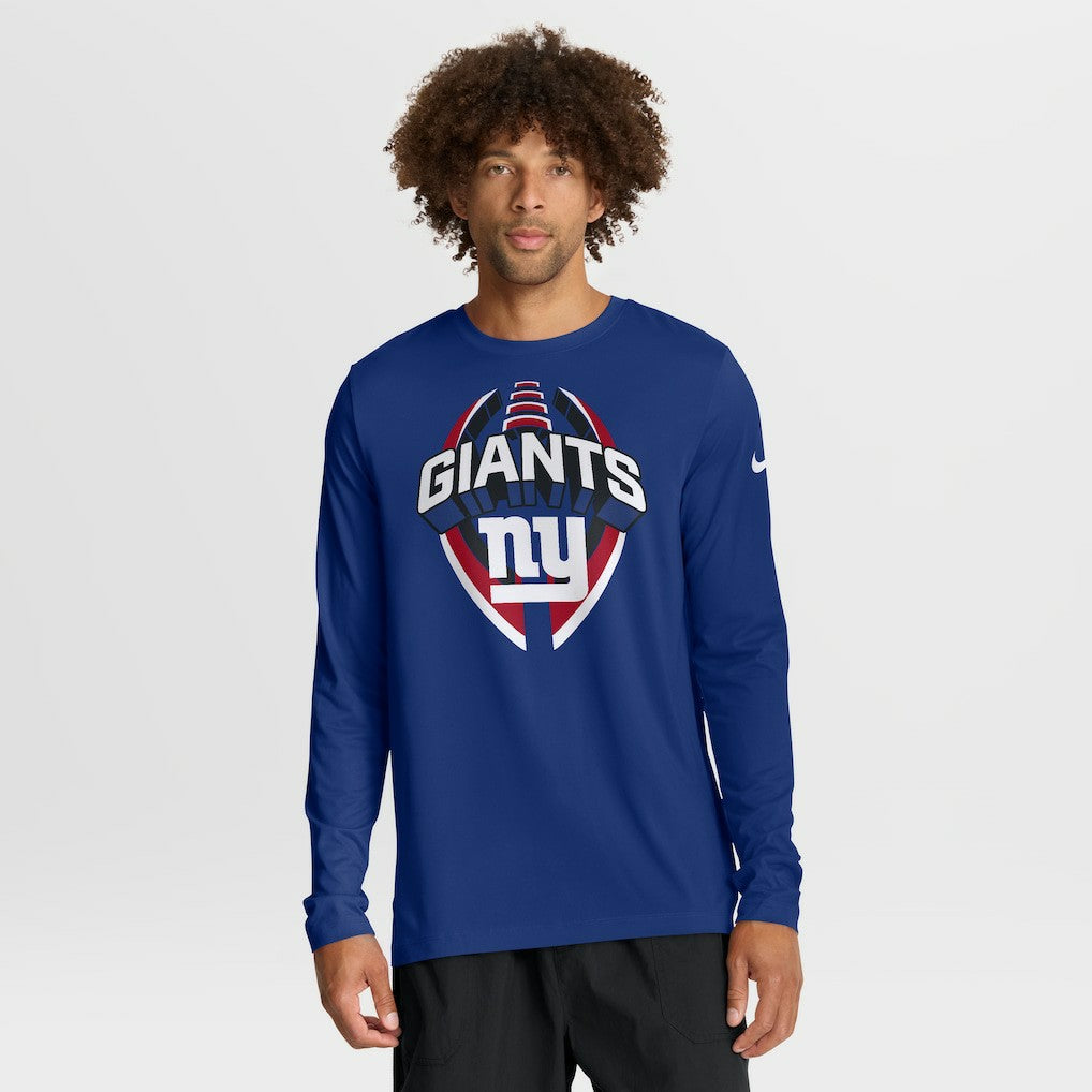 New York Giants Primetime Legend Icon Performance Long Sleeve T-Shirt Royal | Nike for Sale