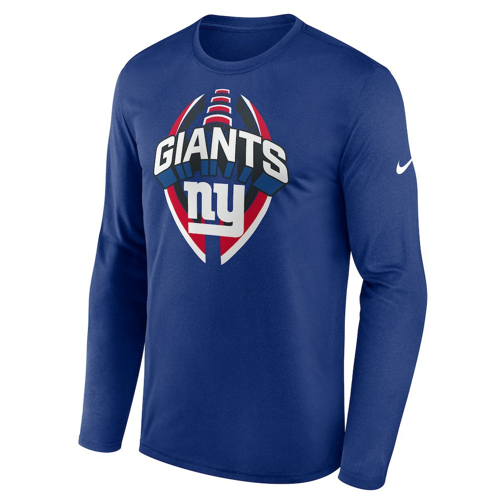 New York Giants Primetime Legend Icon Performance Long Sleeve T-Shirt Royal | Nike for Sale