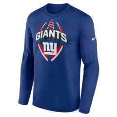 New York Giants Primetime Legend Icon Performance Long Sleeve T-Shirt Royal | Nike for Sale