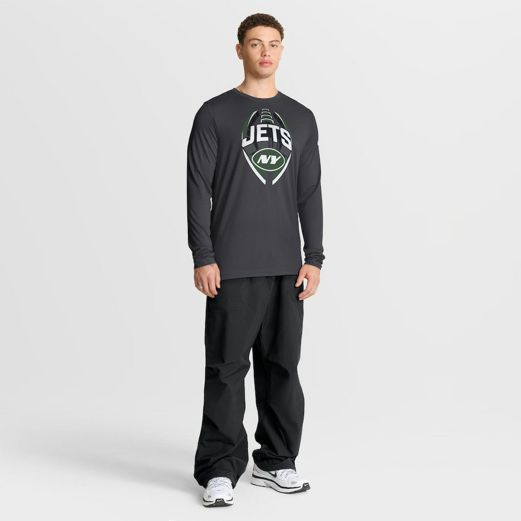 New York Jets Primetime Legend Icon Performance Long Sleeve T-Shirt Anthracite | Nike for Sale