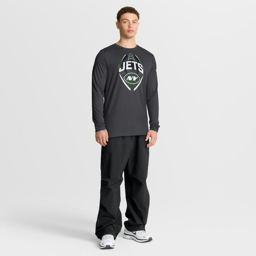 New York Jets Primetime Legend Icon Performance Long Sleeve T-Shirt Anthracite | Nike for Sale