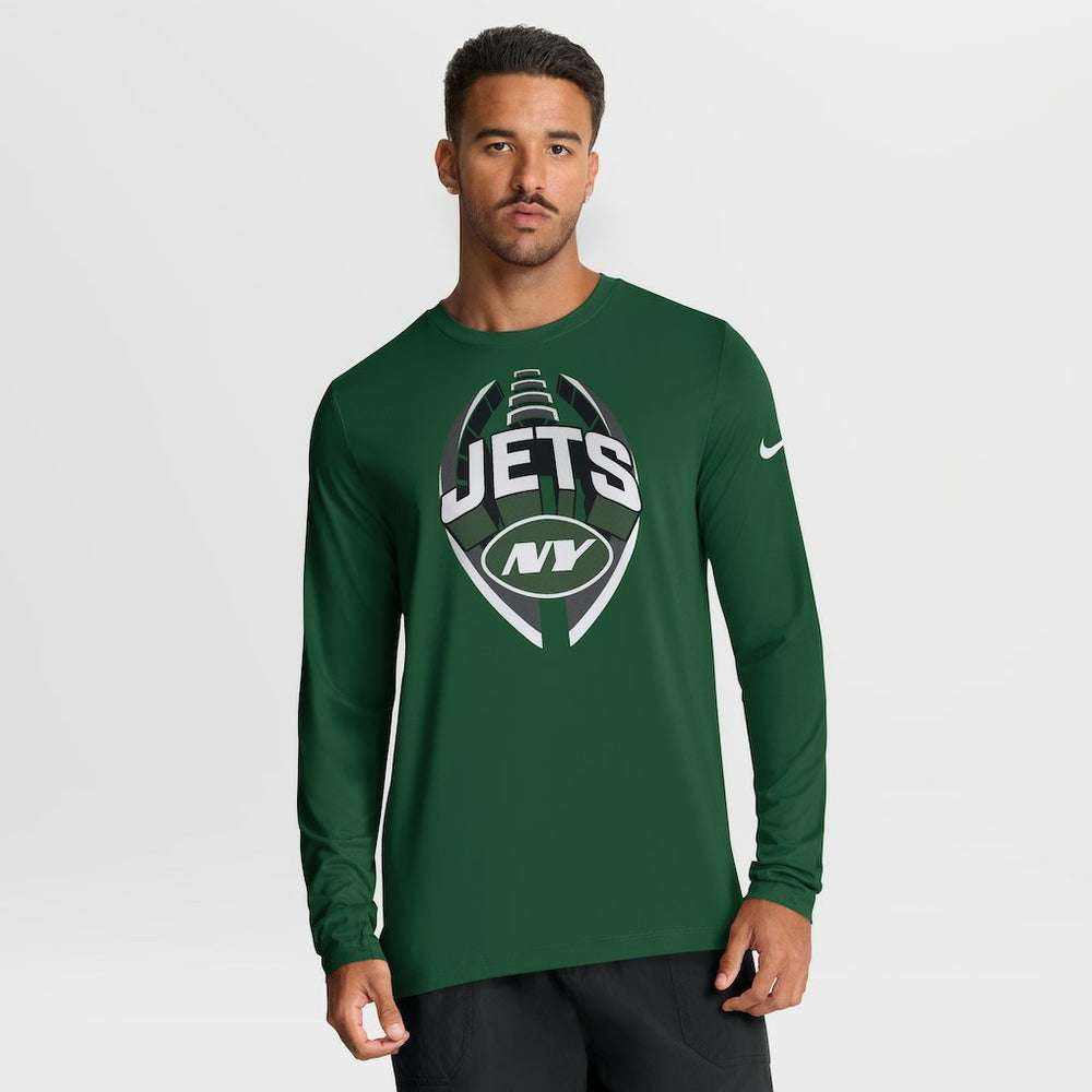 New York Jets Primetime Legend Icon Performance Long Sleeve T-Shirt Green | Nike for Sale