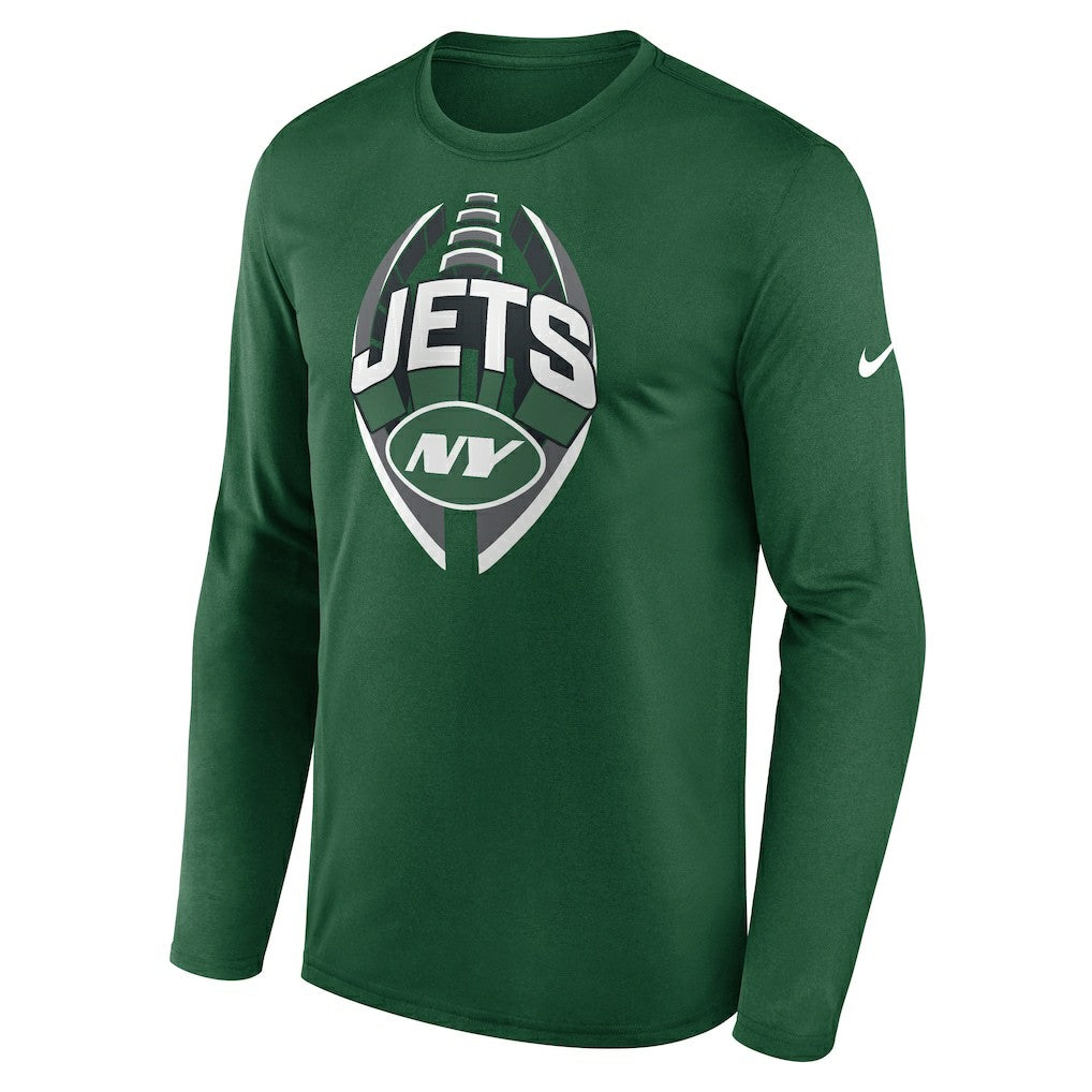 New York Jets Primetime Legend Icon Performance Long Sleeve T-Shirt Green | Nike for Sale