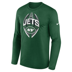New York Jets Primetime Legend Icon Performance Long Sleeve T-Shirt Green | Nike for Sale