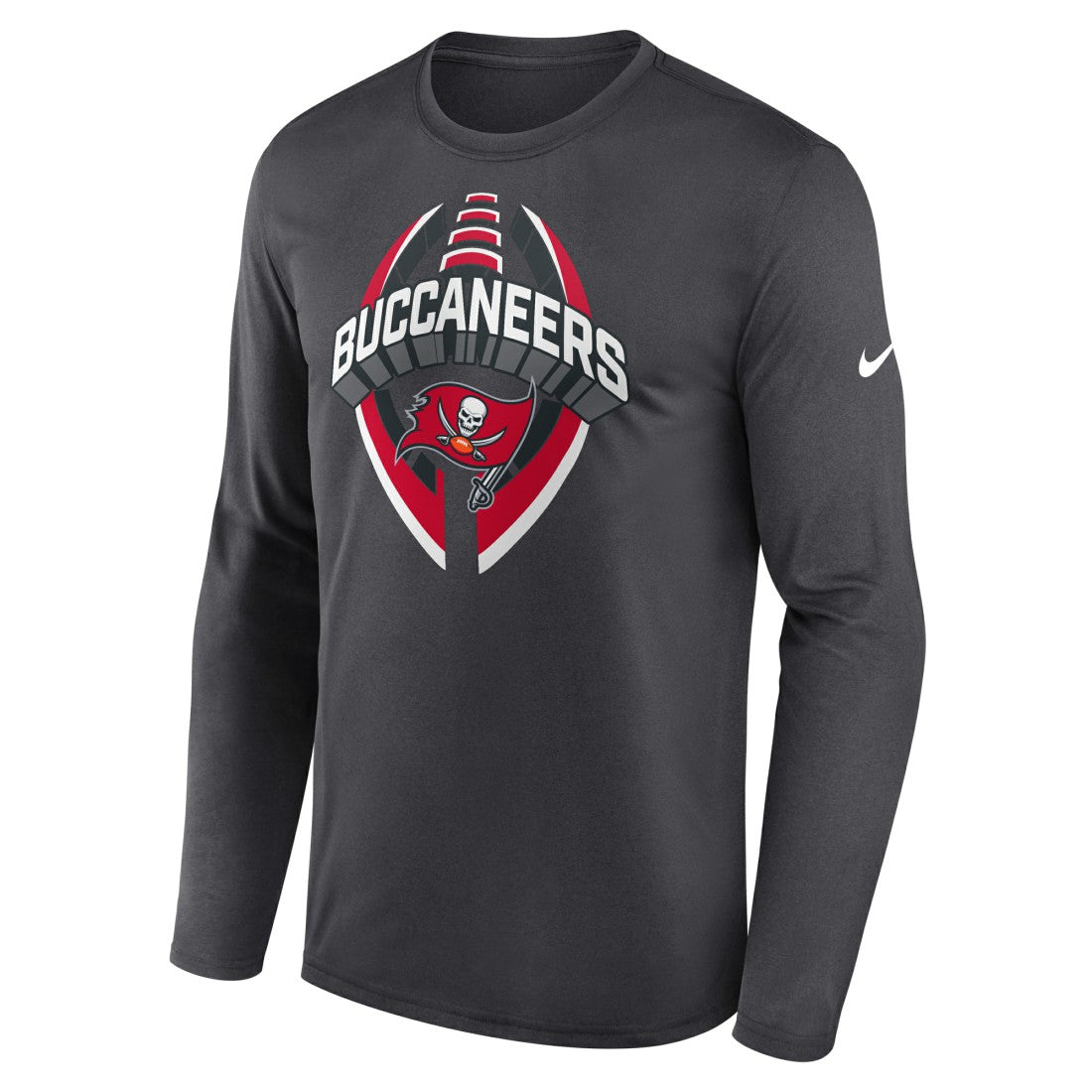 Tampa Bay Buccaneers Primetime Legend Icon Performance Long Sleeve T-Shirt Anthracite | Nike for Sale