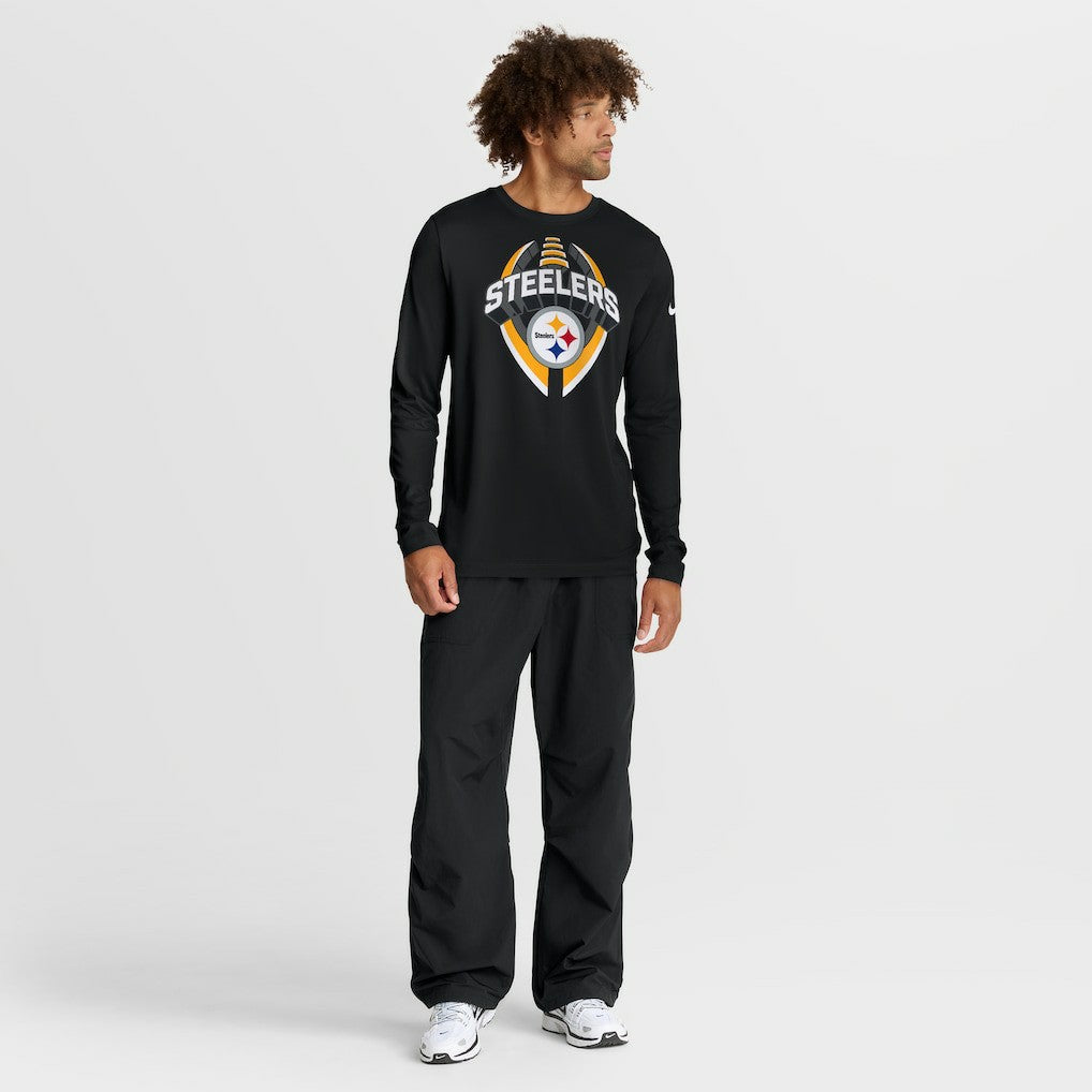 Pittsburgh Steelers Primetime Legend Icon Performance Long Sleeve T-Shirt Black | Nike for Sale