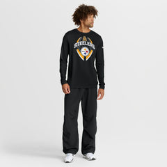Pittsburgh Steelers Primetime Legend Icon Performance Long Sleeve T-Shirt Black | Nike for Sale
