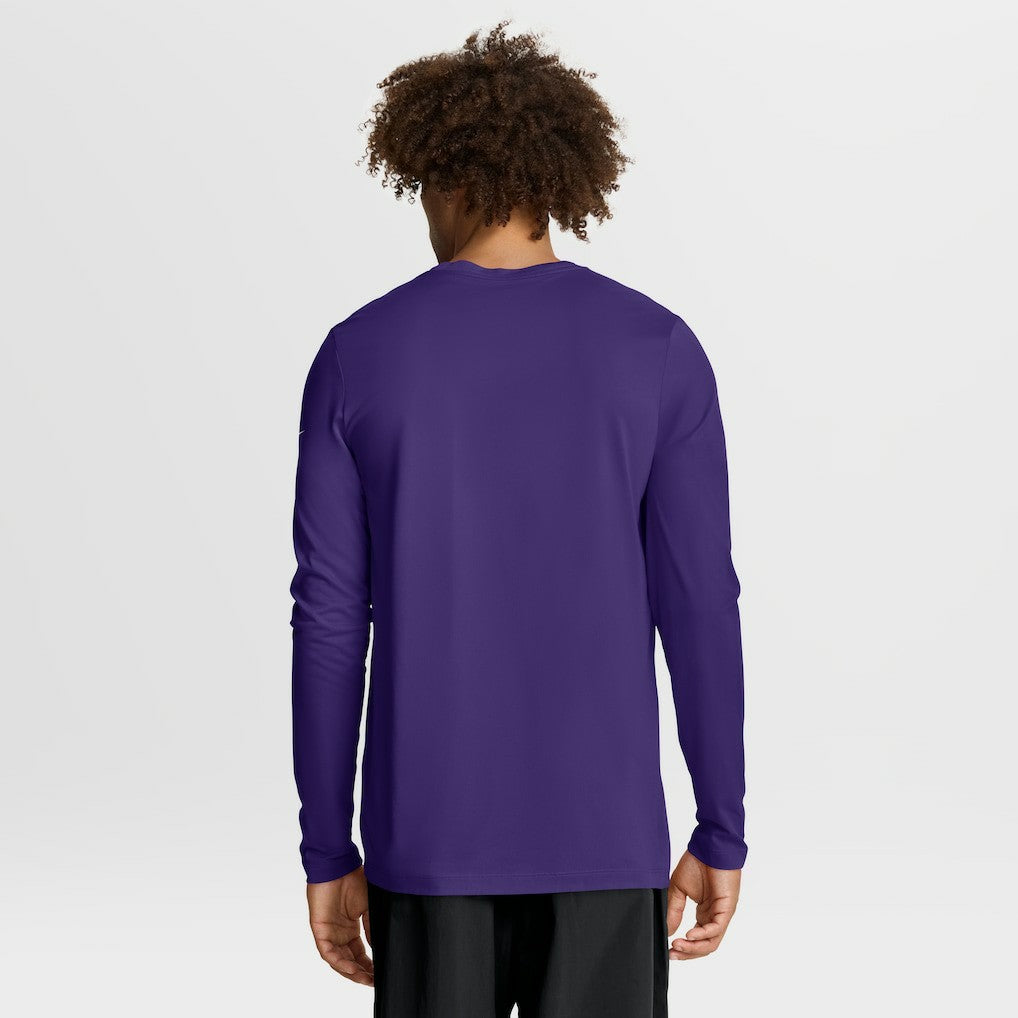 Minnesota Vikings Primetime Legend Icon Performance Long Sleeve T-Shirt Purple | Nike for Sale