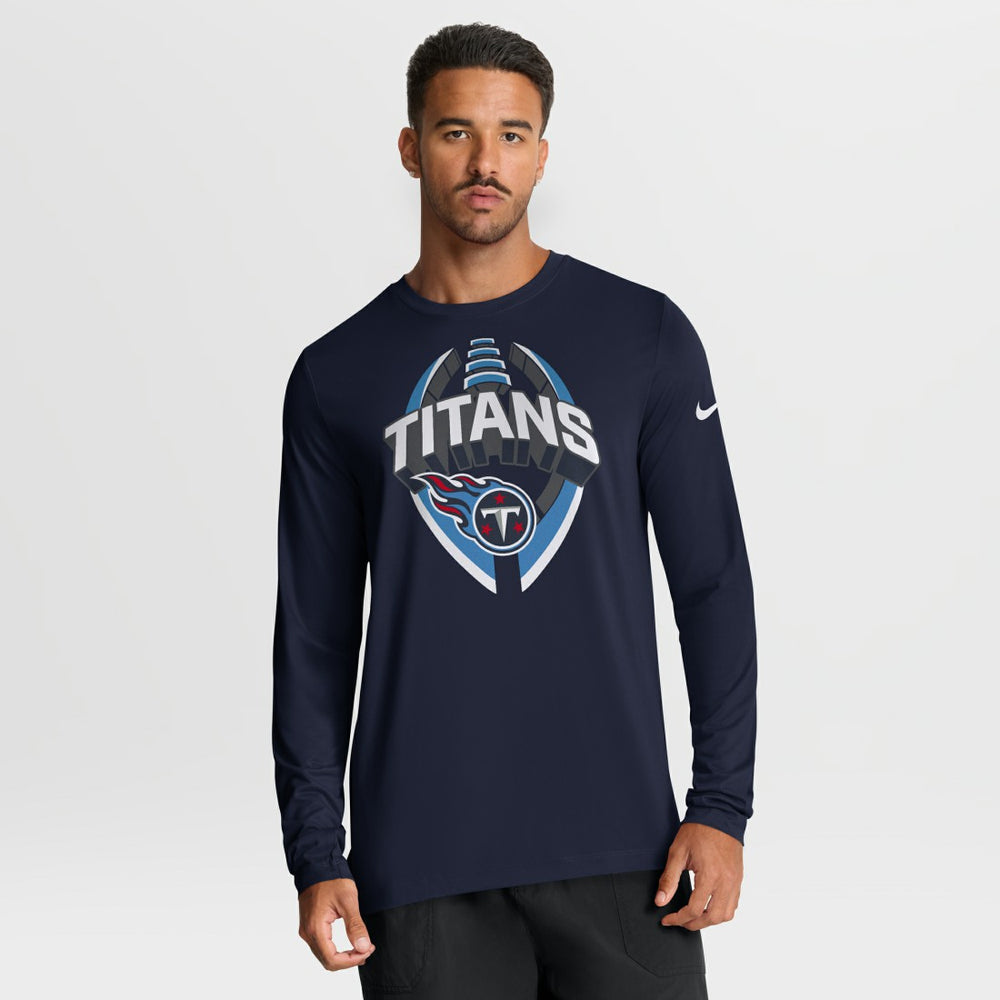Tennessee Titans Primetime Legend Icon Performance Long Sleeve T-Shirt Navy | Nike for Sale