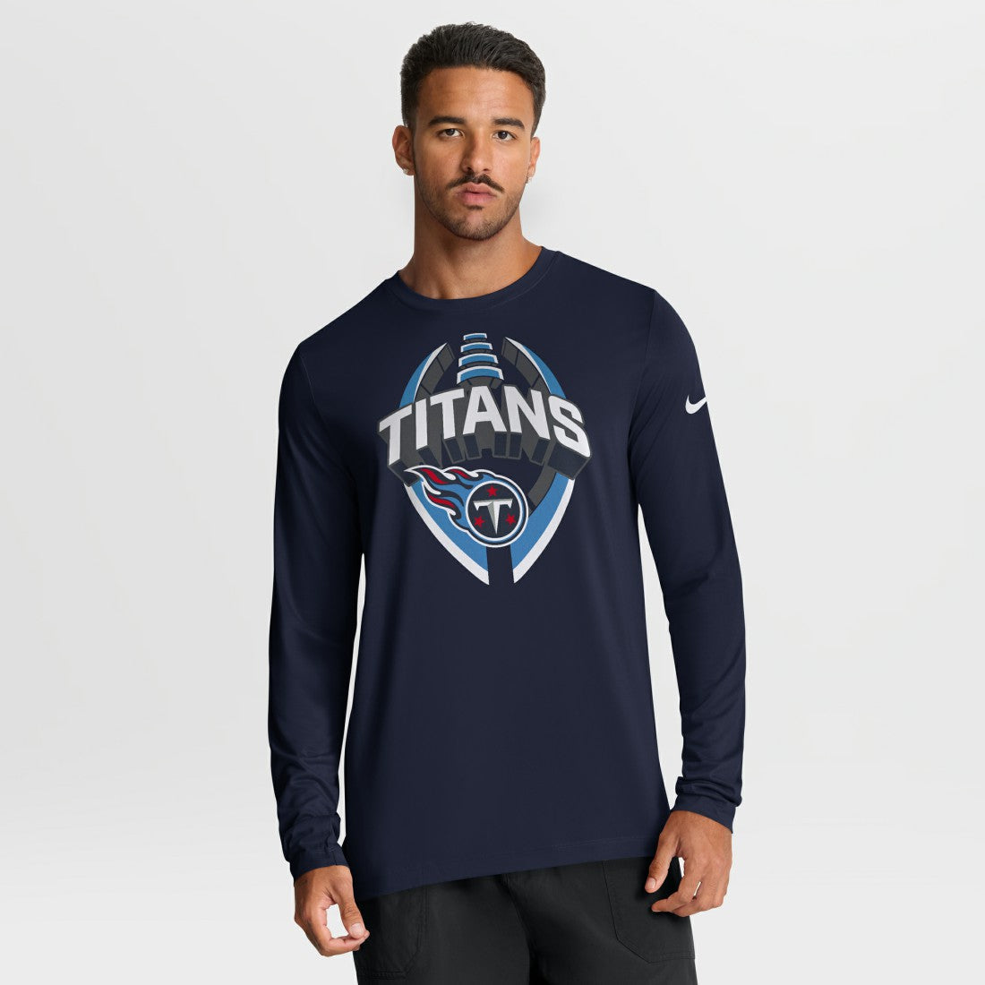 Tennessee Titans Primetime Legend Icon Performance Long Sleeve T-Shirt Navy | Nike for Sale