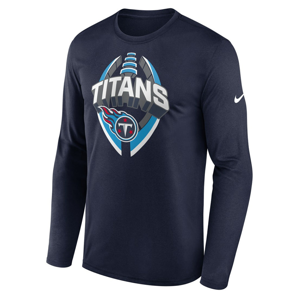 Tennessee Titans Primetime Legend Icon Performance Long Sleeve T-Shirt Navy | Nike for Sale
