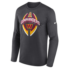 Washington Commanders Primetime Legend Icon Performance Long Sleeve T-Shirt Anthracite | Nike for Sale