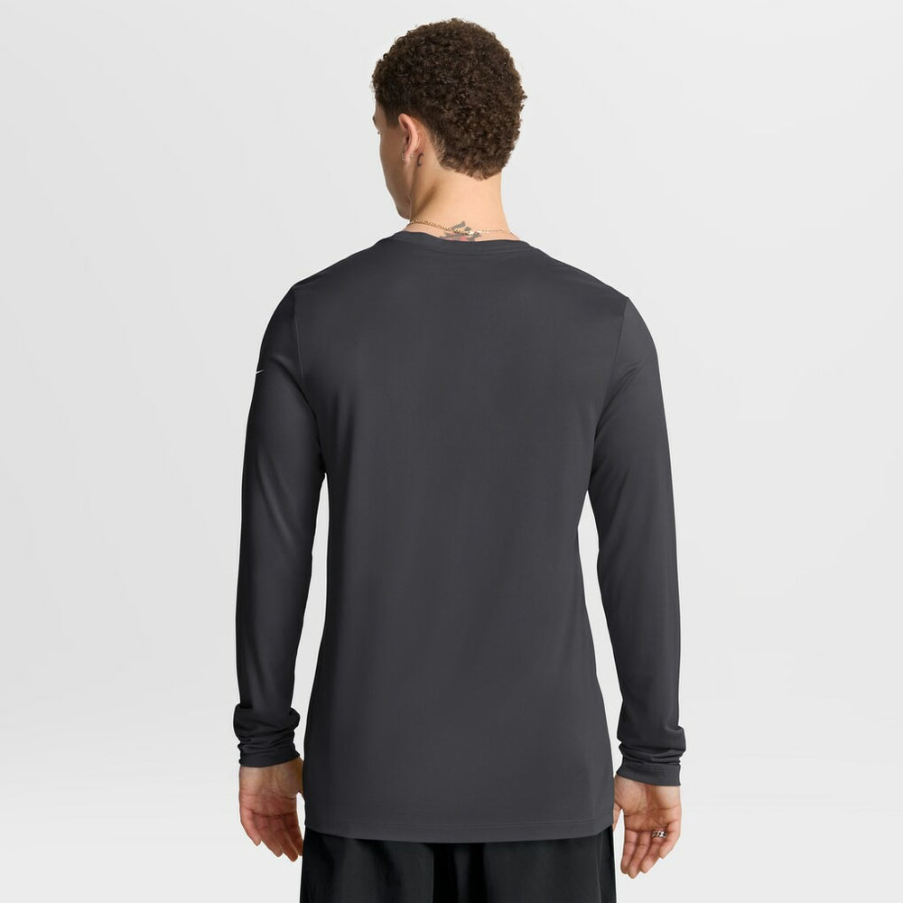 Chicago Bears Primetime Legend Icon Performance Long Sleeve T-Shirt Anthracite | Nike for Sale