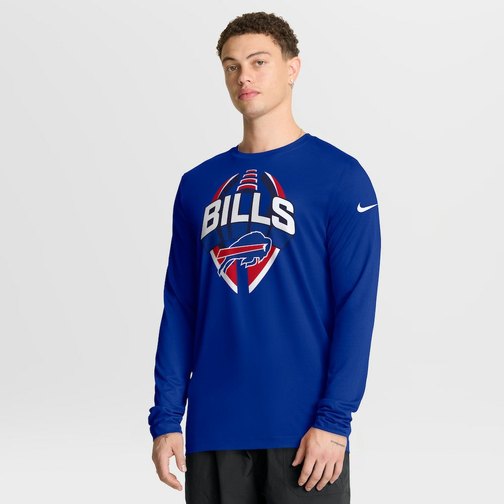 Buffalo Bills Primetime Legend Icon Performance Long Sleeve T-Shirt Royal | Nike for Sale