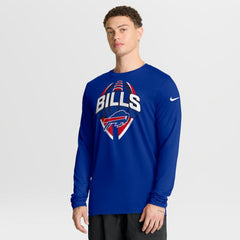 Buffalo Bills Primetime Legend Icon Performance Long Sleeve T-Shirt Royal | Nike for Sale