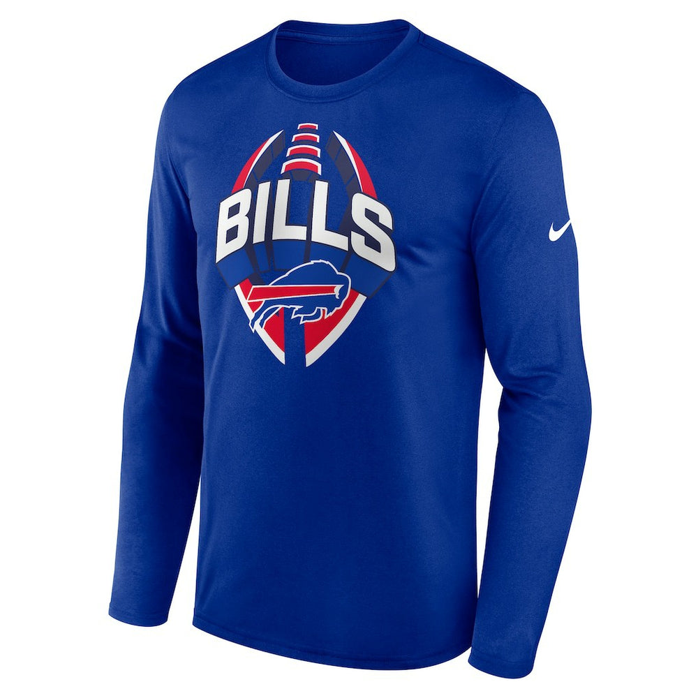 Buffalo Bills Primetime Legend Icon Performance Long Sleeve T-Shirt Royal | Nike for Sale