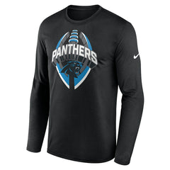 Carolina Panthers Primetime Legend Icon Performance Long Sleeve T-Shirt Black | Nike for Sale