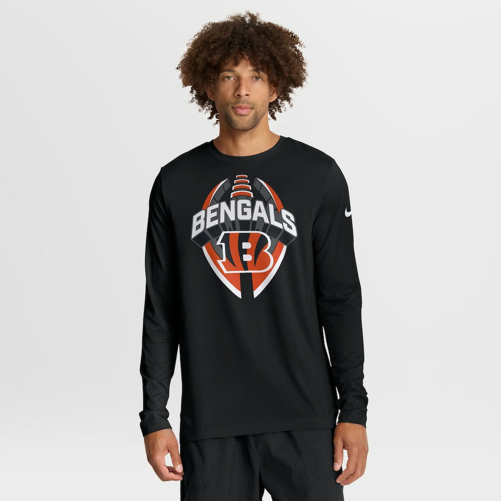 Cincinnati Bengals Primetime Legend Icon Performance Long Sleeve T-Shirt Black | Nike for Sale