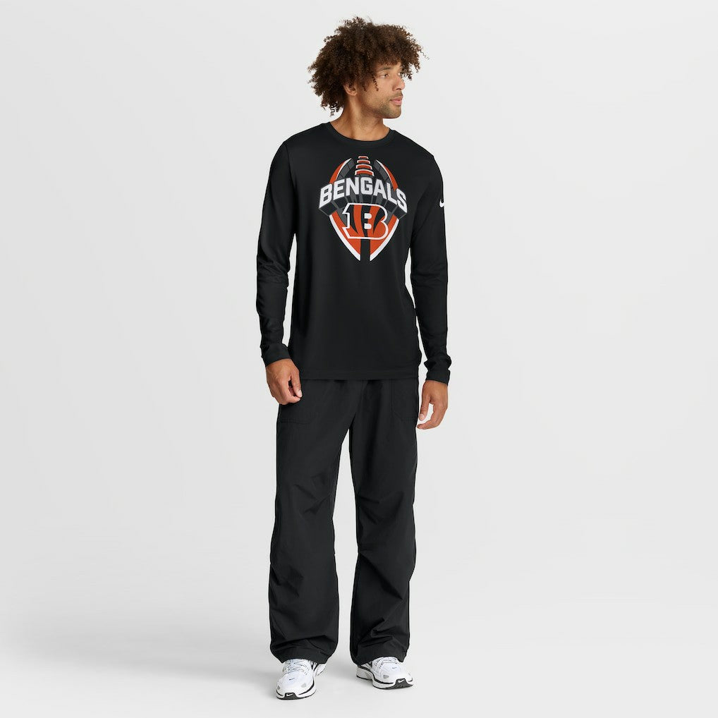 Cincinnati Bengals Primetime Legend Icon Performance Long Sleeve T-Shirt Black | Nike for Sale