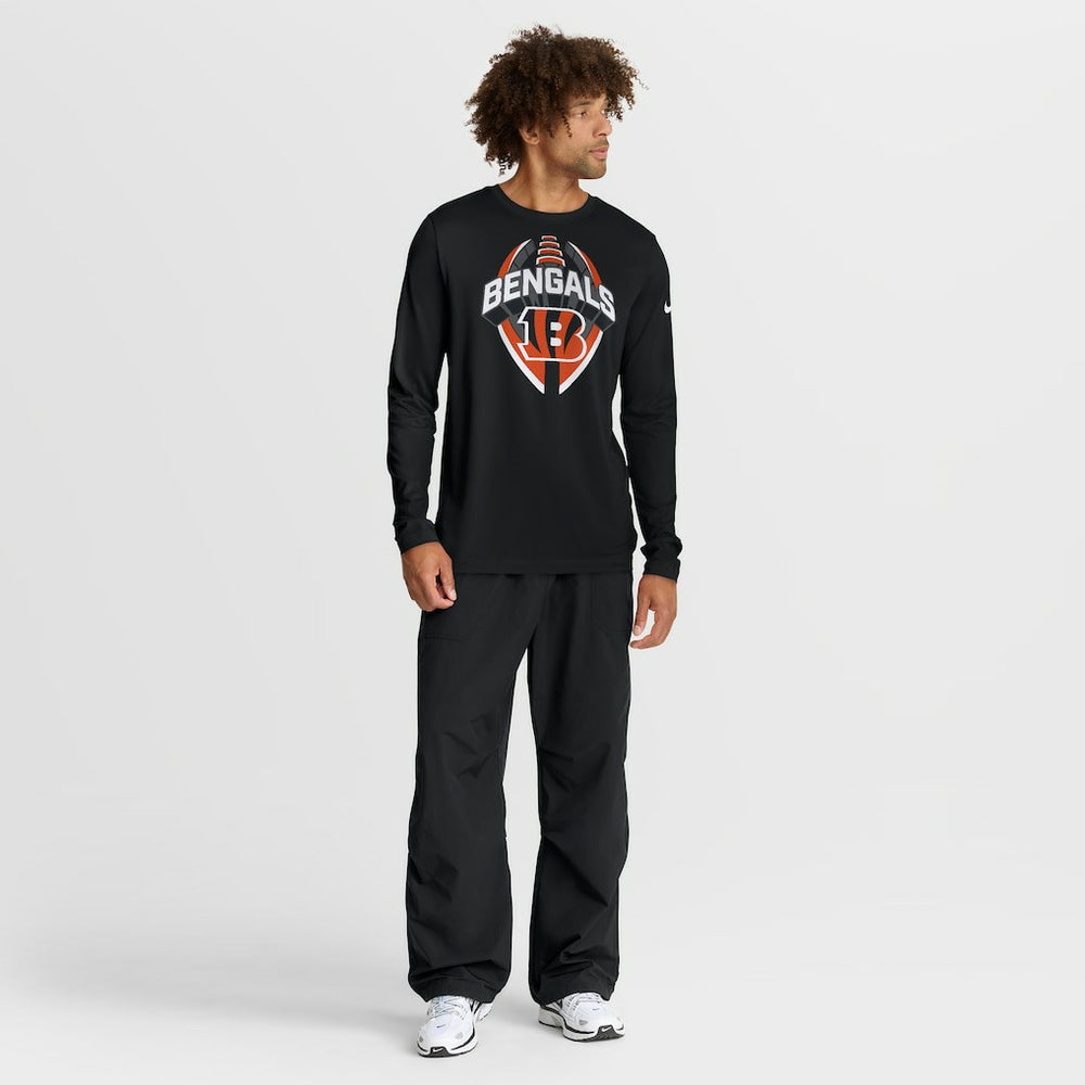 Cincinnati Bengals Primetime Legend Icon Performance Long Sleeve T-Shirt Black | Nike for Sale