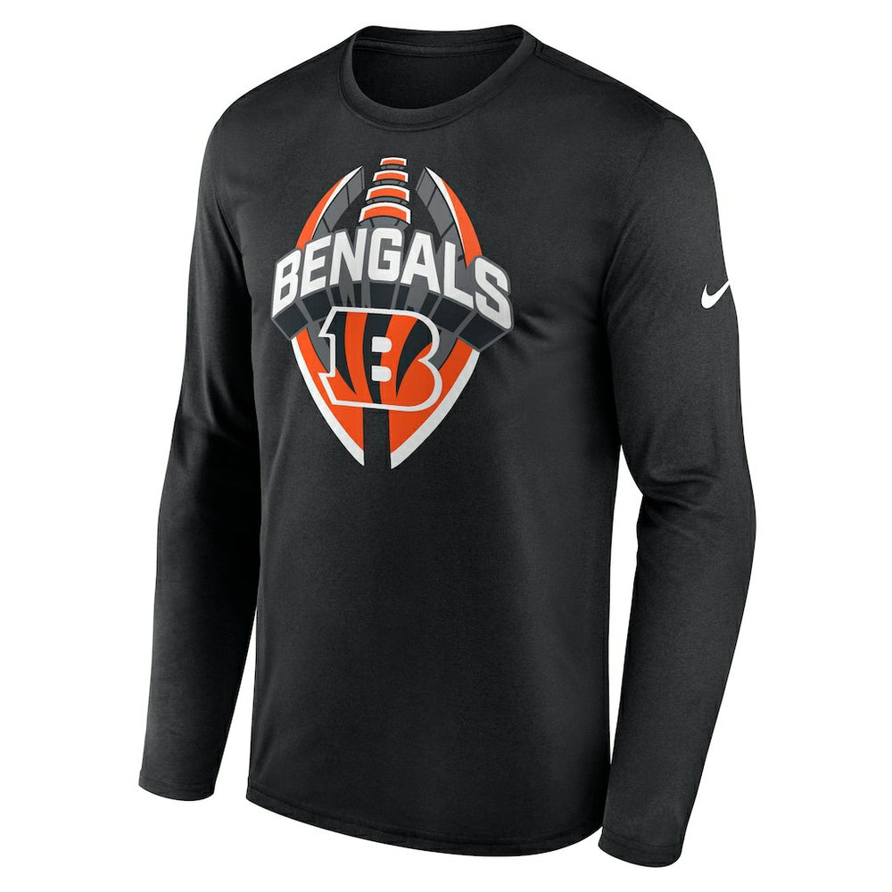 Cincinnati Bengals Primetime Legend Icon Performance Long Sleeve T-Shirt Black | Nike for Sale