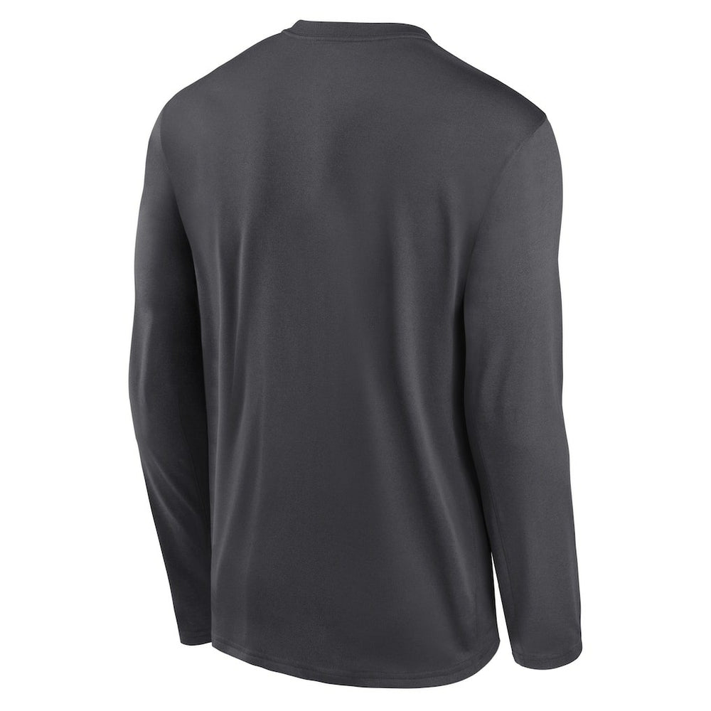 Cleveland Browns Primetime Legend Icon Performance Long Sleeve T-Shirt Anthracite | Nike for Sale