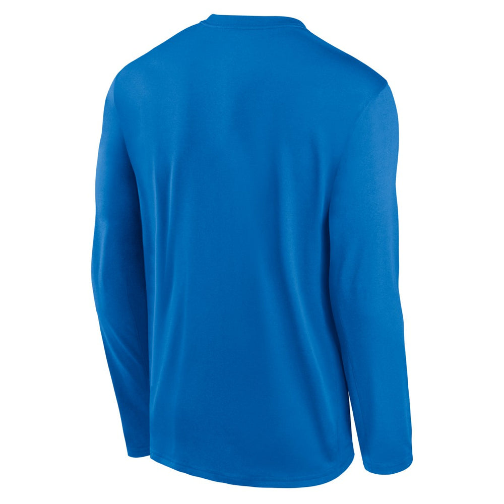 Detroit Lions Primetime Legend Icon Performance Long Sleeve T-Shirt Blue | Nike for Sale