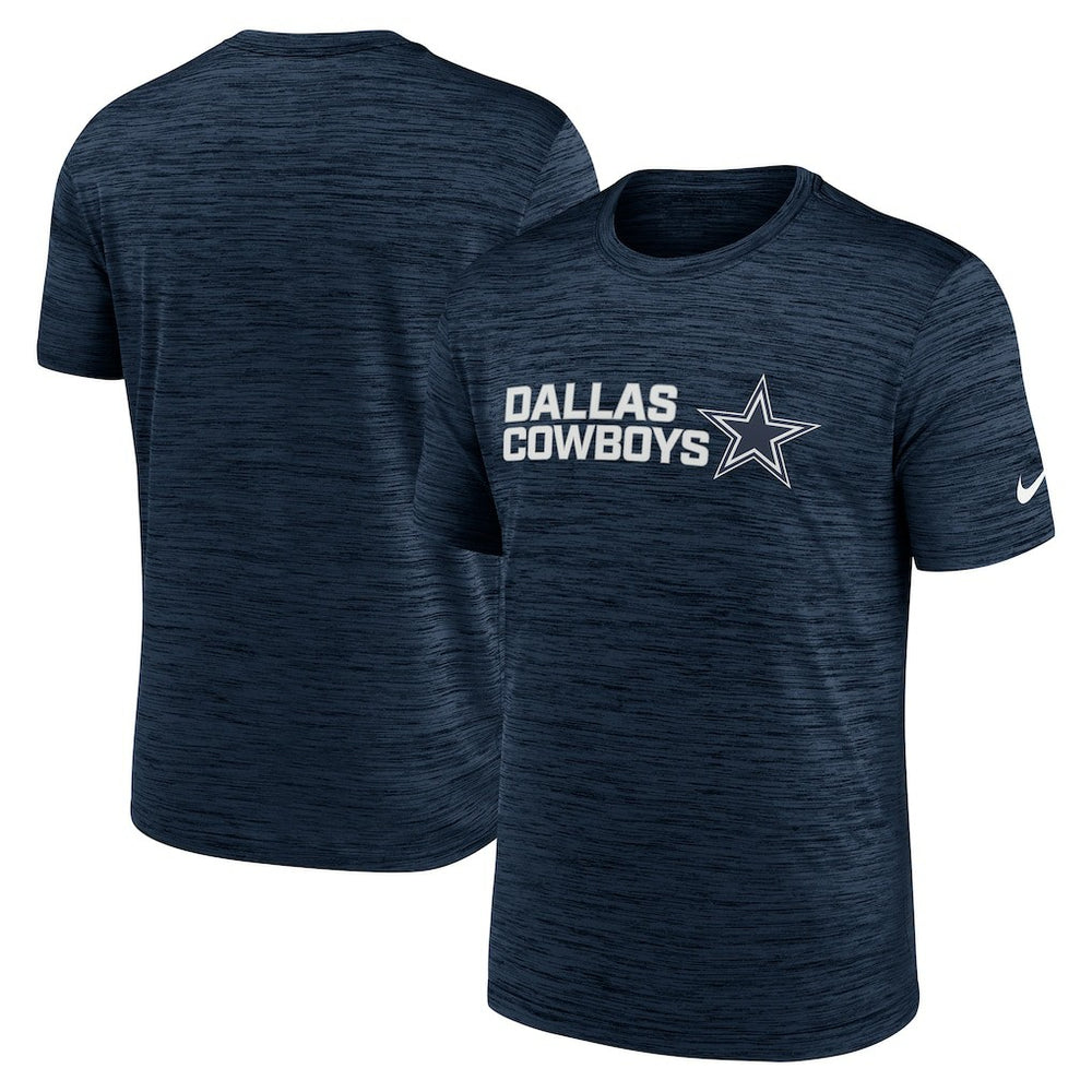 Dallas Cowboys Reverse Play Velocity Dri-FIT T-Shirt Navy | Nike for Sale