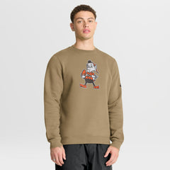 Cleveland Browns Swing Pass Rewind Club Pullover Sweatshirt Brown | Nike for Sale