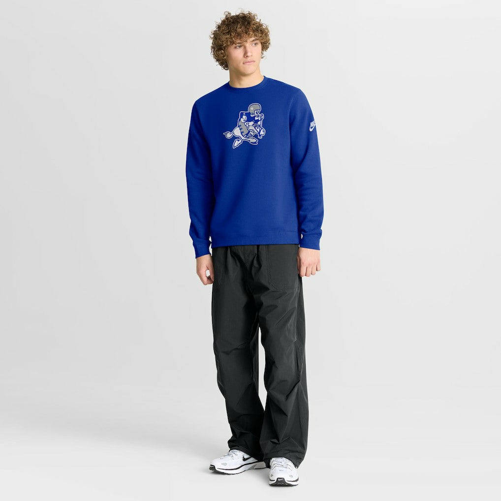 Dallas Cowboys Swing Pass Rewind Club Pullover Sweatshirt Royal | Nike for Sale