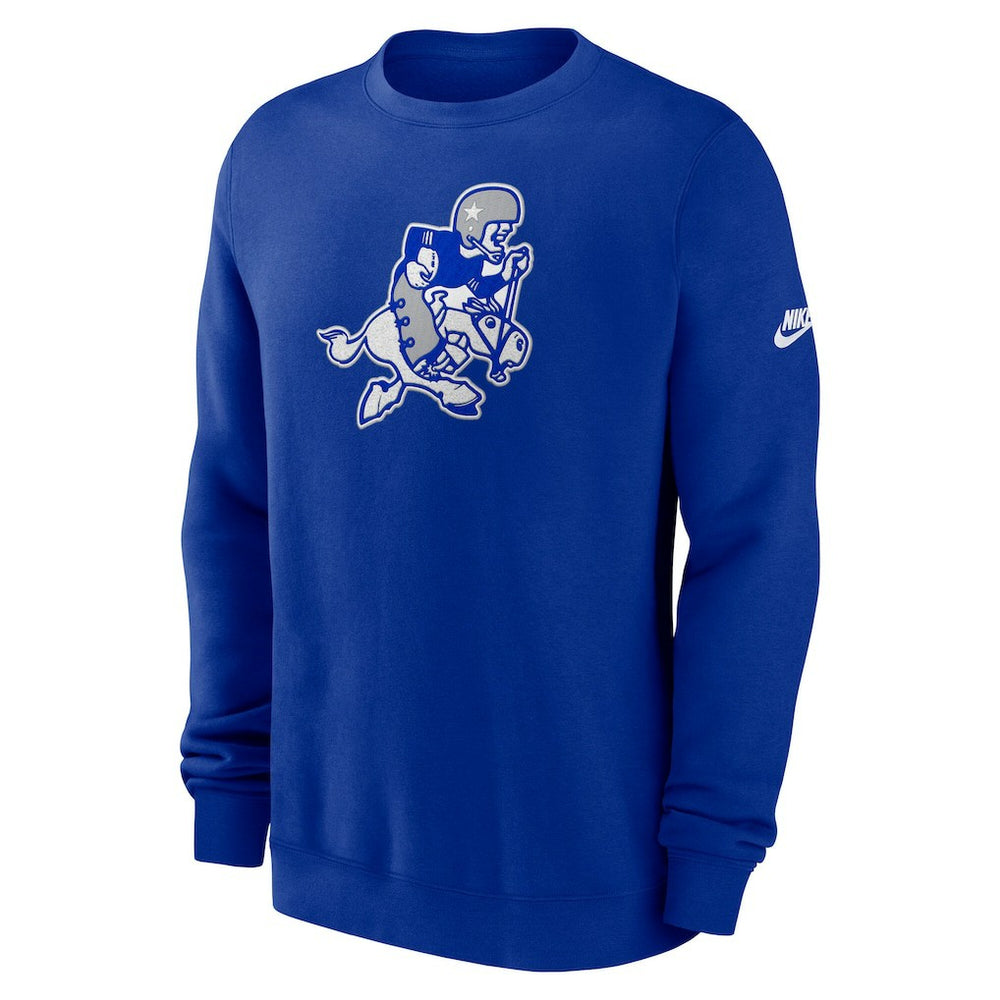 Dallas Cowboys Swing Pass Rewind Club Pullover Sweatshirt Royal | Nike for Sale