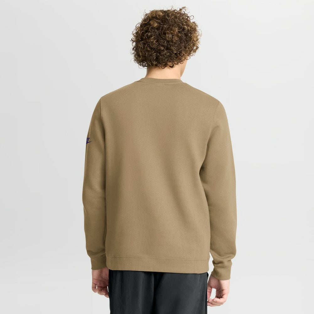 Minnesota Vikings Swing Pass Rewind Club Pullover Sweatshirt Tan | Nike for Sale