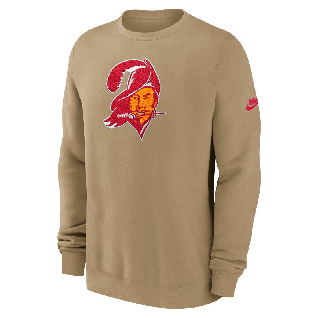 Tampa Bay Buccaneers Swing Pass Rewind Club Pullover Sweatshirt Tan | Nike for Sale
