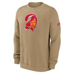 Tampa Bay Buccaneers Swing Pass Rewind Club Pullover Sweatshirt Tan | Nike for Sale