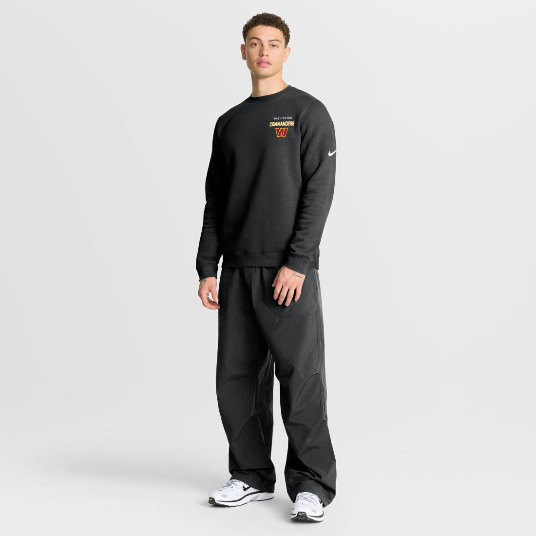 Washington Commanders Primetime Club Fleece Pullover Sweatshirt Black | Nike for Sale