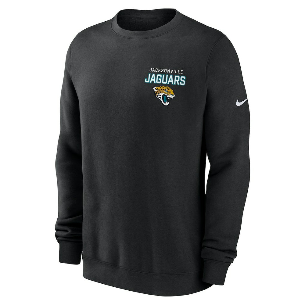 Jacksonville Jaguars Primetime Club Fleece Pullover Sweatshirt Black | Nike for Sale